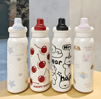 Thumbnail for CUTE CARTOON INSULATED WATER BOTTLE FOR KIDS AND ADULTS ( PACK OF 1 )