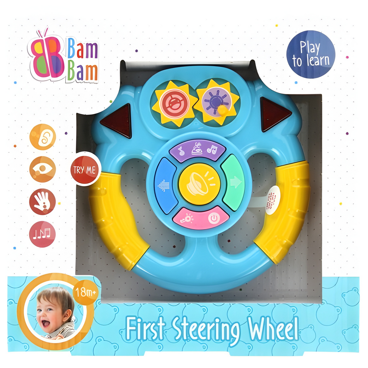 INTERACTIVE MUSICAL STERRING WHEEL & KEY SET