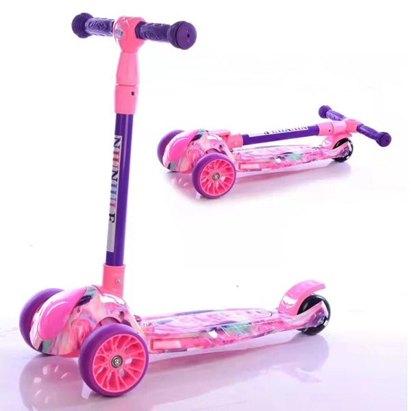 3 WHEEL KICK SCOOTY WITH LIGHT FOR KIDS