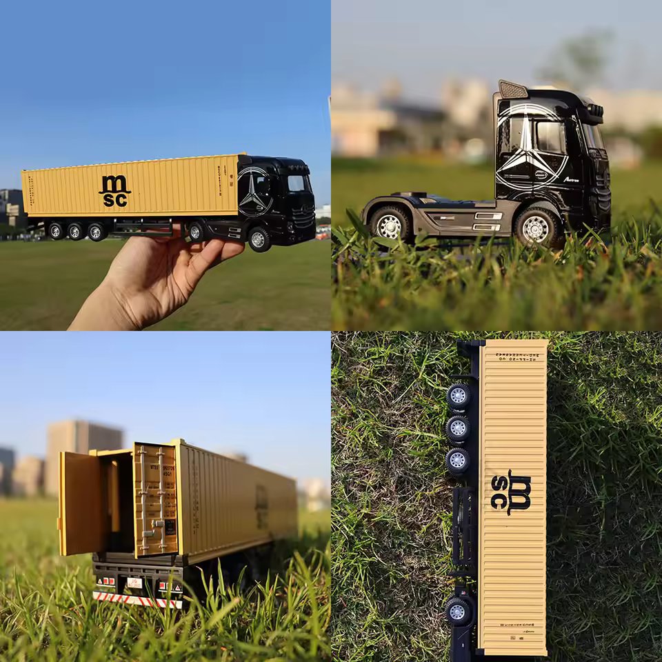 1 :50 SCANIA CONTAINER TRUCK ALLOY DIECAST MODEL
