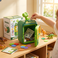 Thumbnail for INTERACTIVE DINOSAUR MONEY SAFE WITH FINGERPRINT LOCK