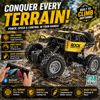 Thumbnail for 2.4GHZ RC SPRAY CRAWLER JEEP – OFF-ROAD ROCK CRAWLER WITH MIST EFFECT