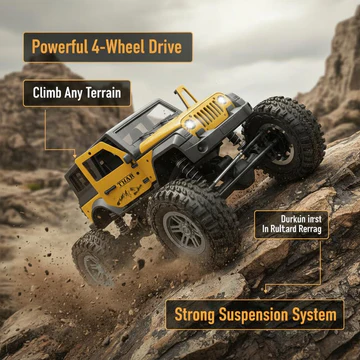 2.4 GHZ RC SPRAY JEEP SUV – OFF-ROAD REMOTE CONTROL CAR WITH MIST EFFECT
