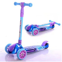 Thumbnail for 3 WHEEL KICK SCOOTY WITH LIGHT FOR KIDS