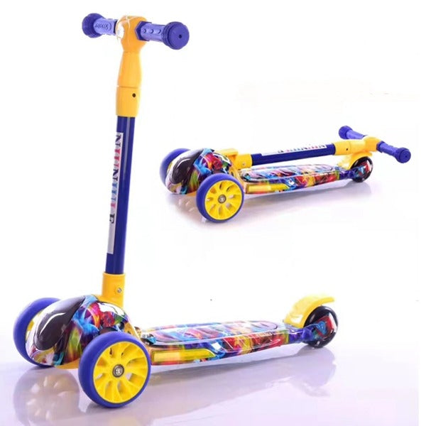 3 WHEEL KICK SCOOTY WITH LIGHT FOR KIDS