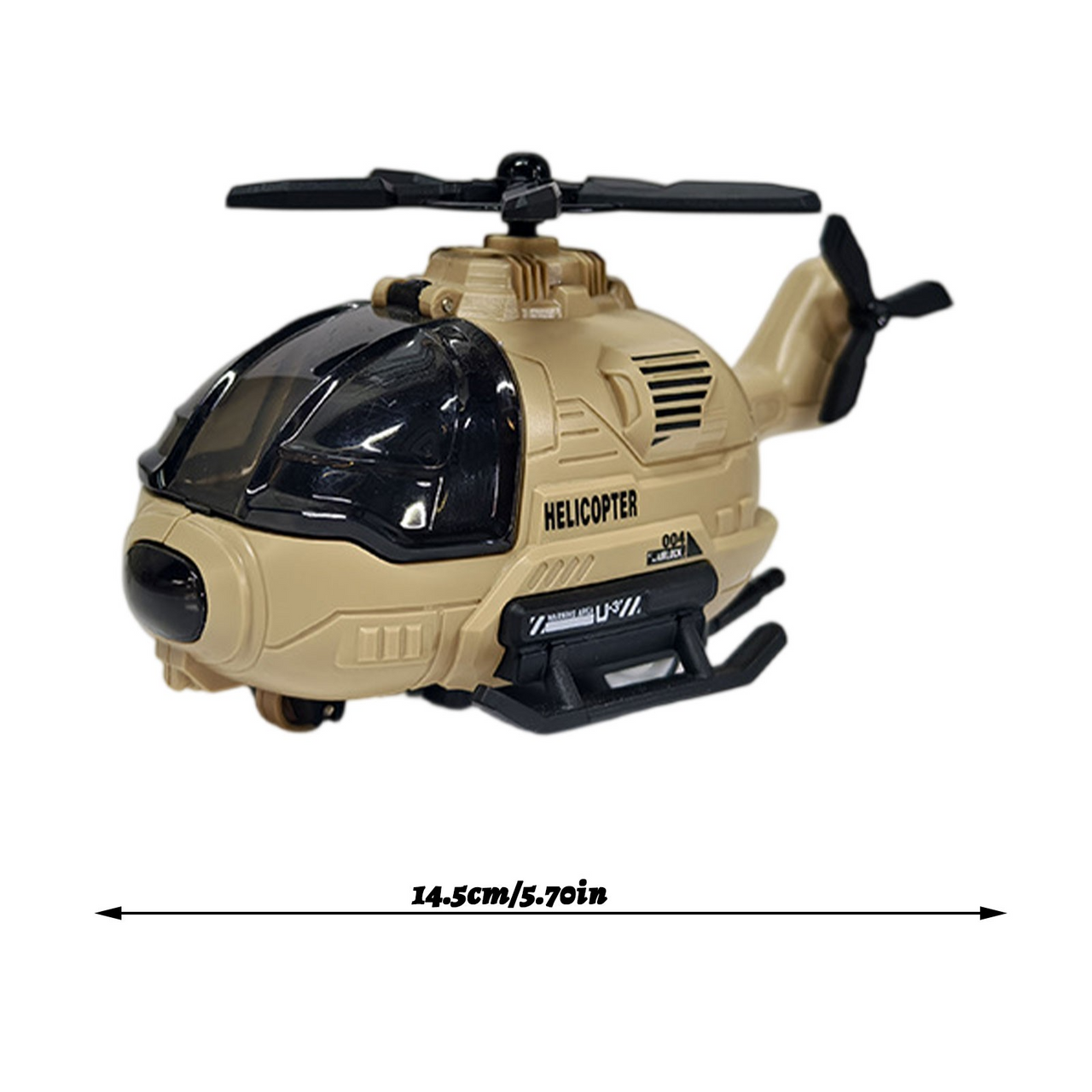 HELICOPTER SPINNING PULL BACK DINKEY PACK OF 1