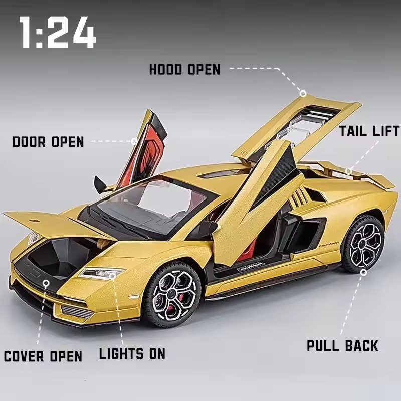 1:24 LAMBORGHINI COUNTACH LPI 800-4 ALLOY DIECAST MODEL