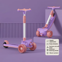Thumbnail for 3 IN 1 KIDS PREMIUM FOLDABLE SCOOTY WITH MUSIC & LIGHTS