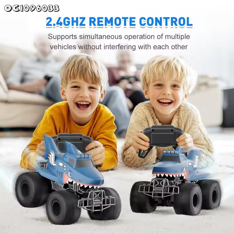 1:16 RECHARGEABLE RC STUNT SHARK OFF ROAD CAR