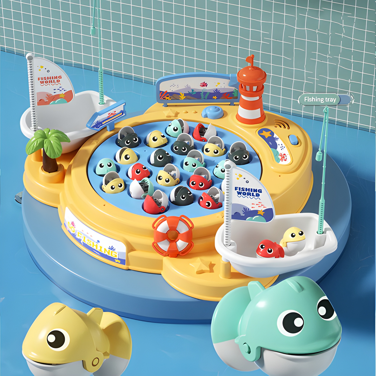 MAGNETIC FISHING WORLD PLAYSET FOR KIDS