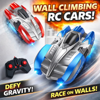 Thumbnail for REMOTE CONTROL WALL CLIMBING CAR WITH 360° SPINS WITH LED LIGHTS