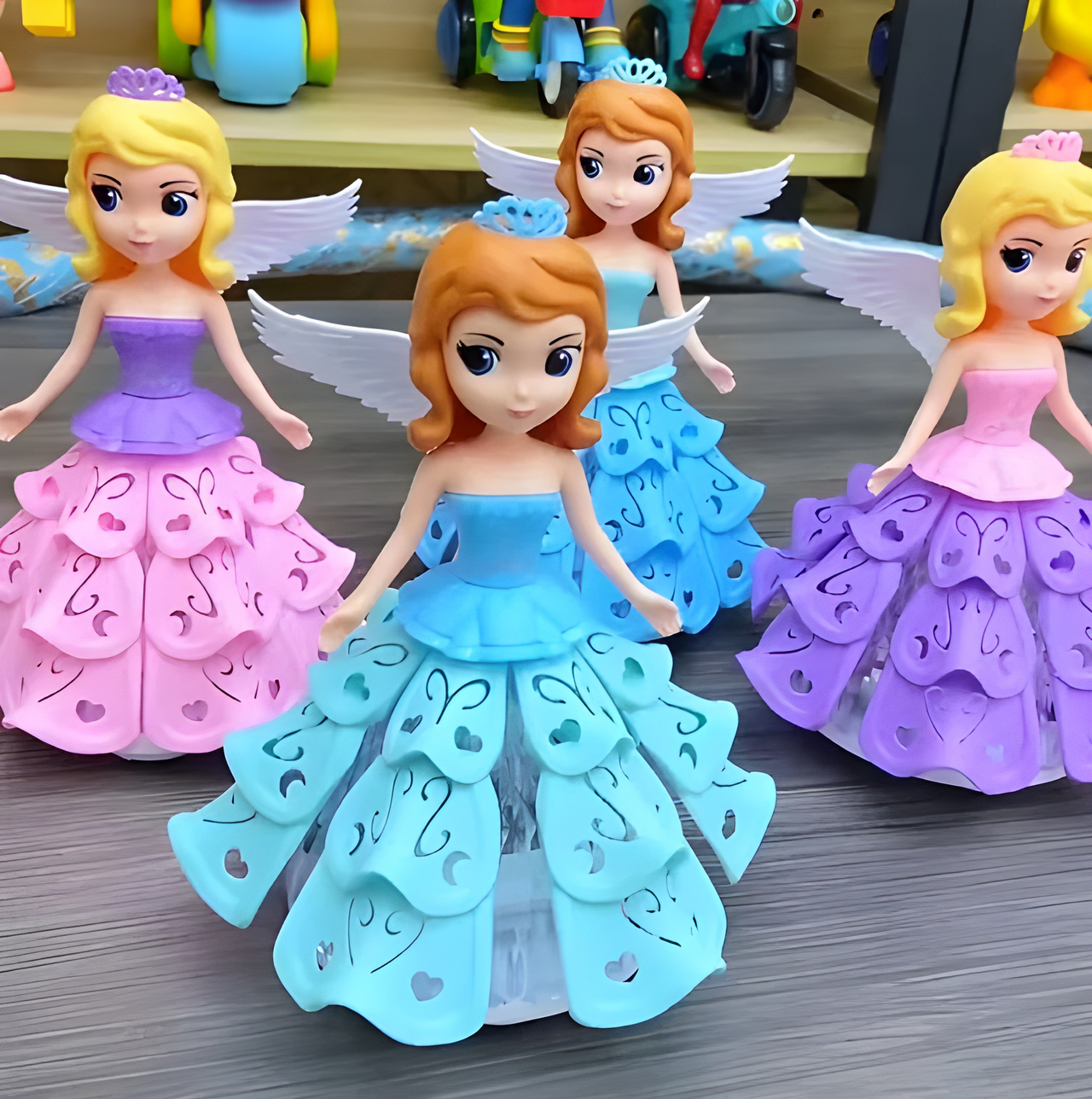 11.5 INCH BEAUTIFUL PRINCESS DOLL SET - HARD BODY