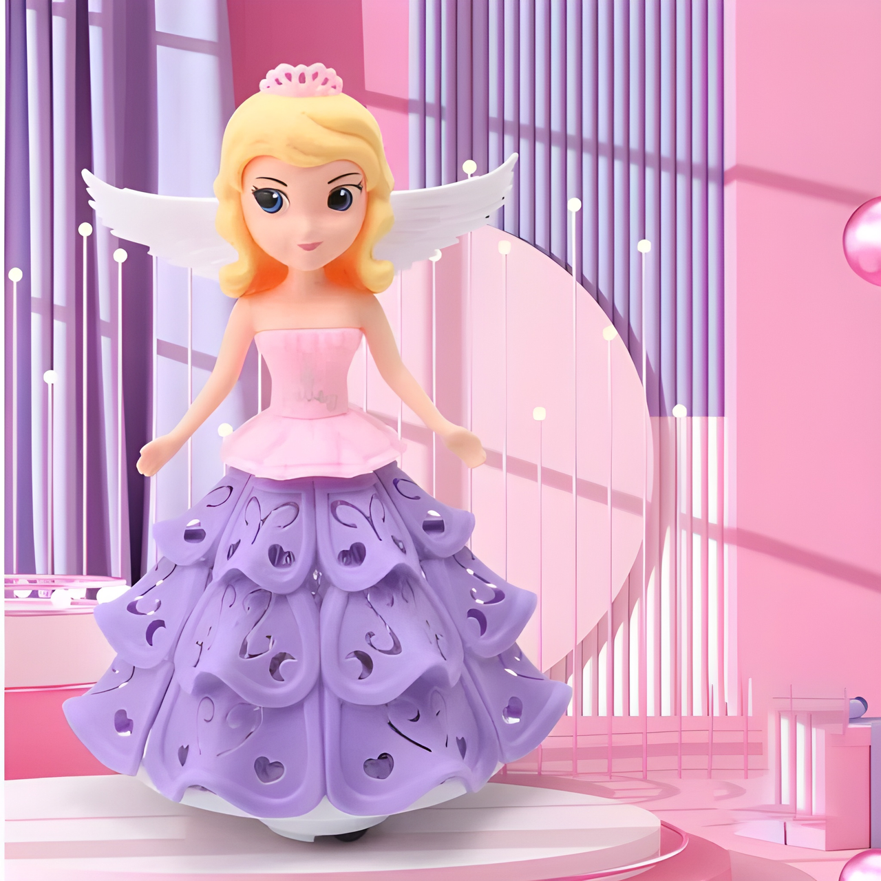 11.5 INCH BEAUTIFUL PRINCESS DOLL SET - HARD BODY