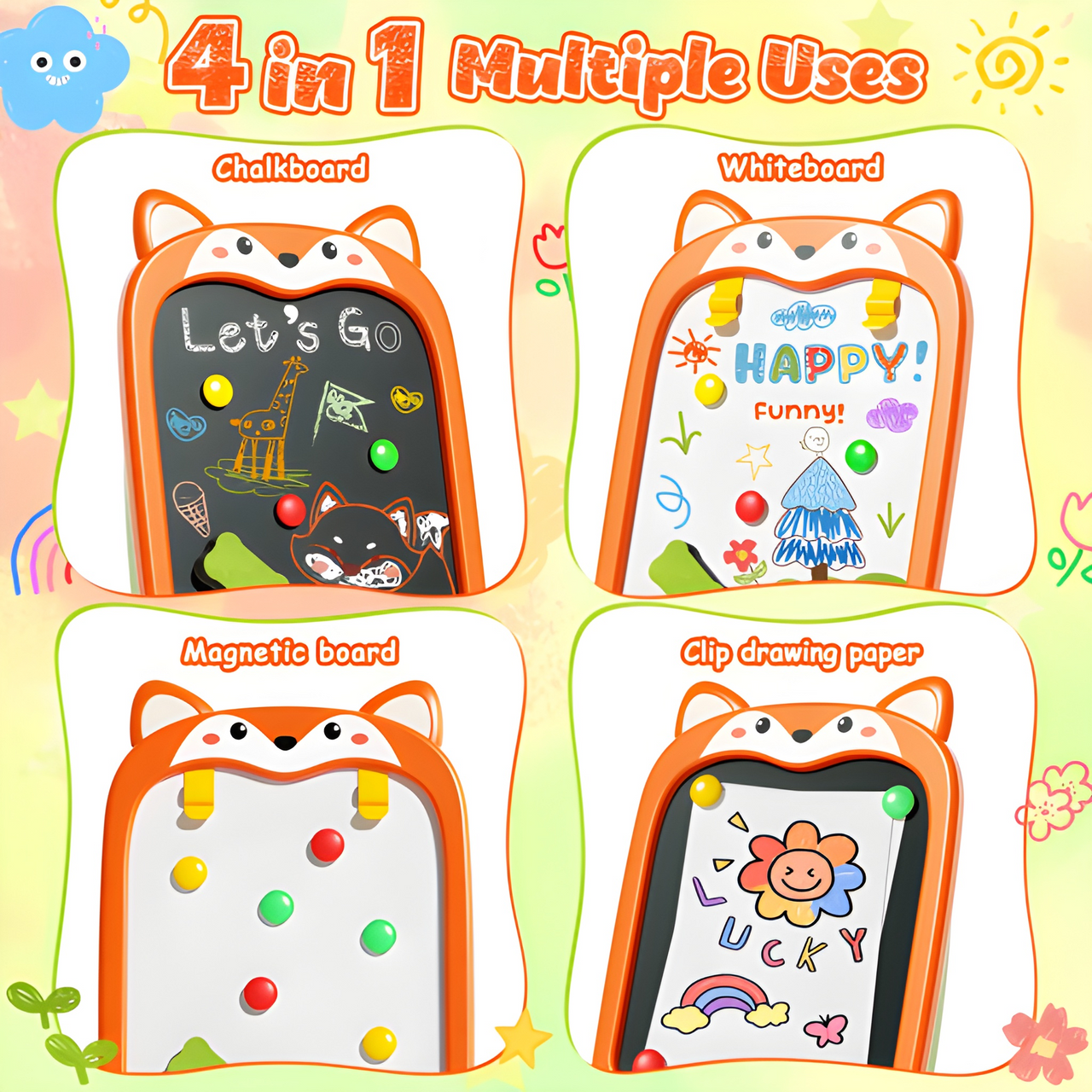 CAT MAGNECTIC DRAWING BOARD WITH CHAIR