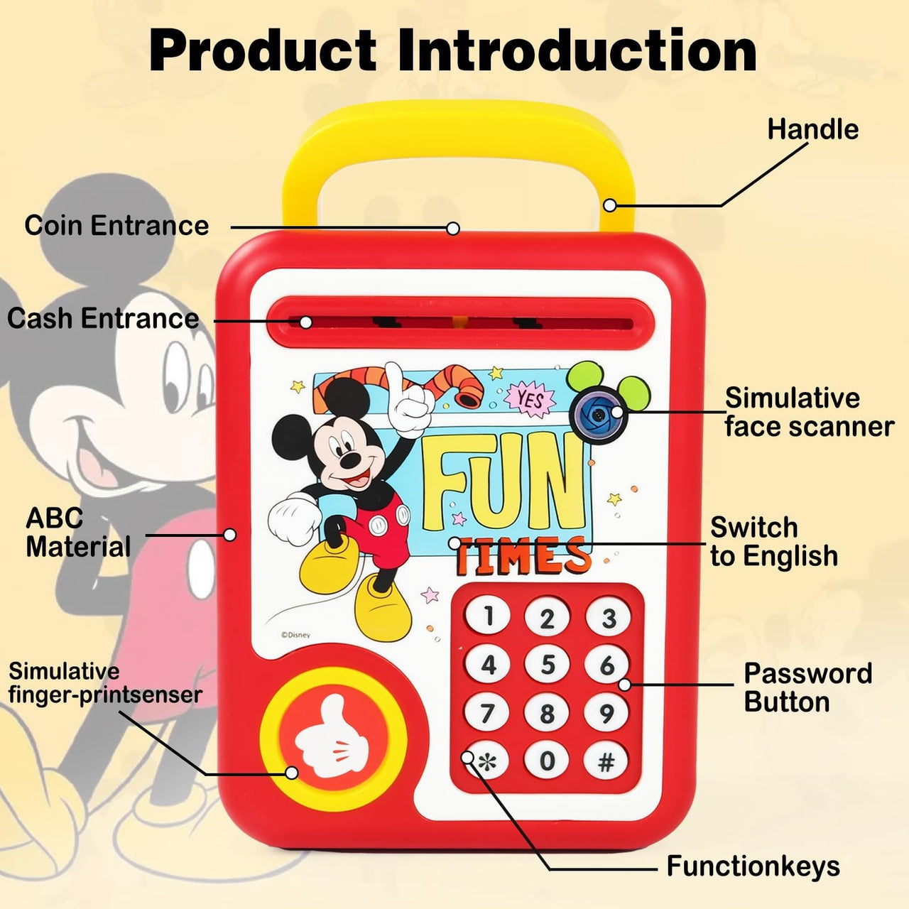 MICKEY MOUSE SAVING MONEY BOX