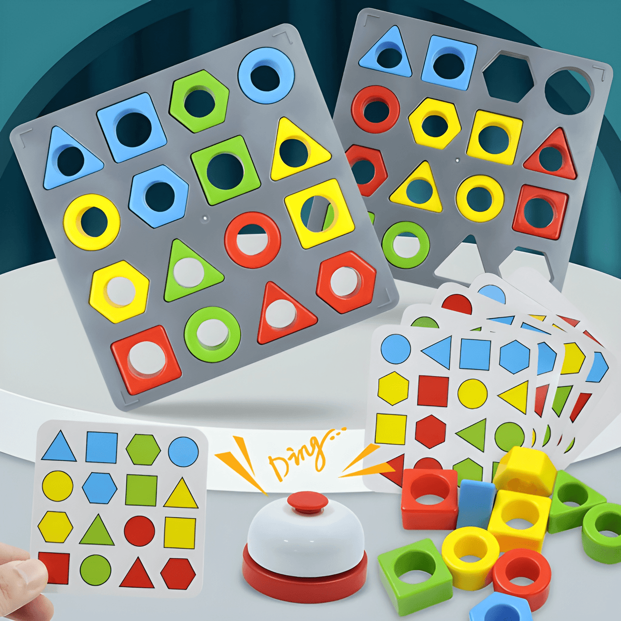 SHAPE MATCHING 2 IN 1 PUZZEL GAME