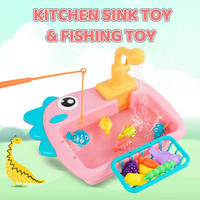 Thumbnail for DINOSAUR KITCHEN SINK PLAYSET FOR KIDS