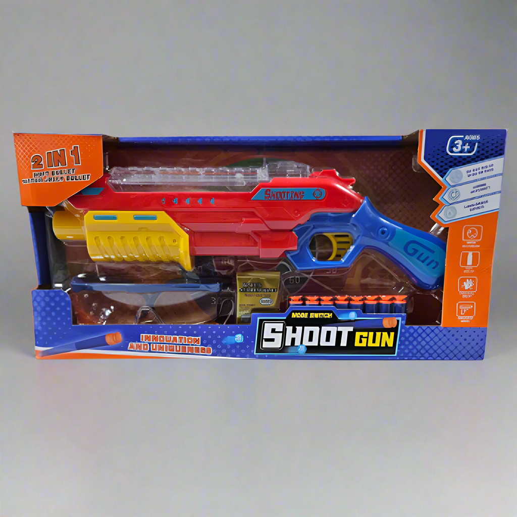 2 IN 1 SOFT BULLET AND GEL BLASTER GUN
