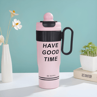 Thumbnail for VACUUM INSULATED STAINLESS STEEL TUMBLER BOTTEL WITH HANDLE ( PACK OF 1 )