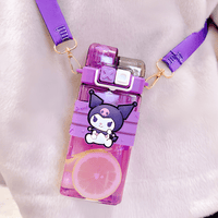 Thumbnail for KUROMI PURPLE KIDS WATER BOTTLE WITH STRAP