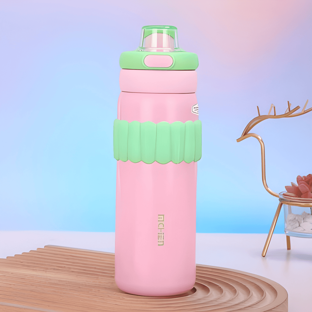 CARTOON-THEMED THERMOS WATER BOTTLE FOR KIDS       ( PACK OF 1 )