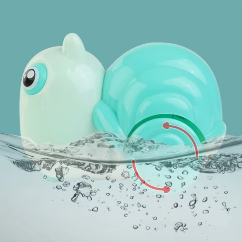SWIMMING SNAIL PULL BACK WATER TOY