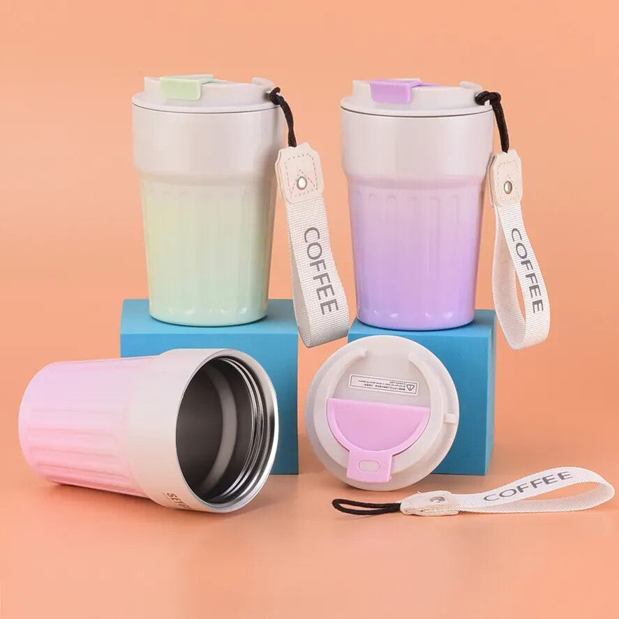 STAINELESS STEEL COFFEE THERMAL MUG