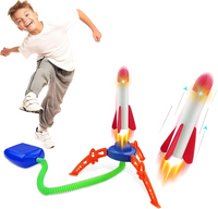 Thumbnail for KIDS AIR-POWERED ROCKET LAUNCHER SET – STOMP & LAUNCH SPACE ADVENTURE KIT