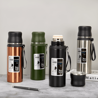 Thumbnail for STAINLESS STEEL INSULATED FLASK WATER BOTTEL WITH LID ( PACK OF 1 )