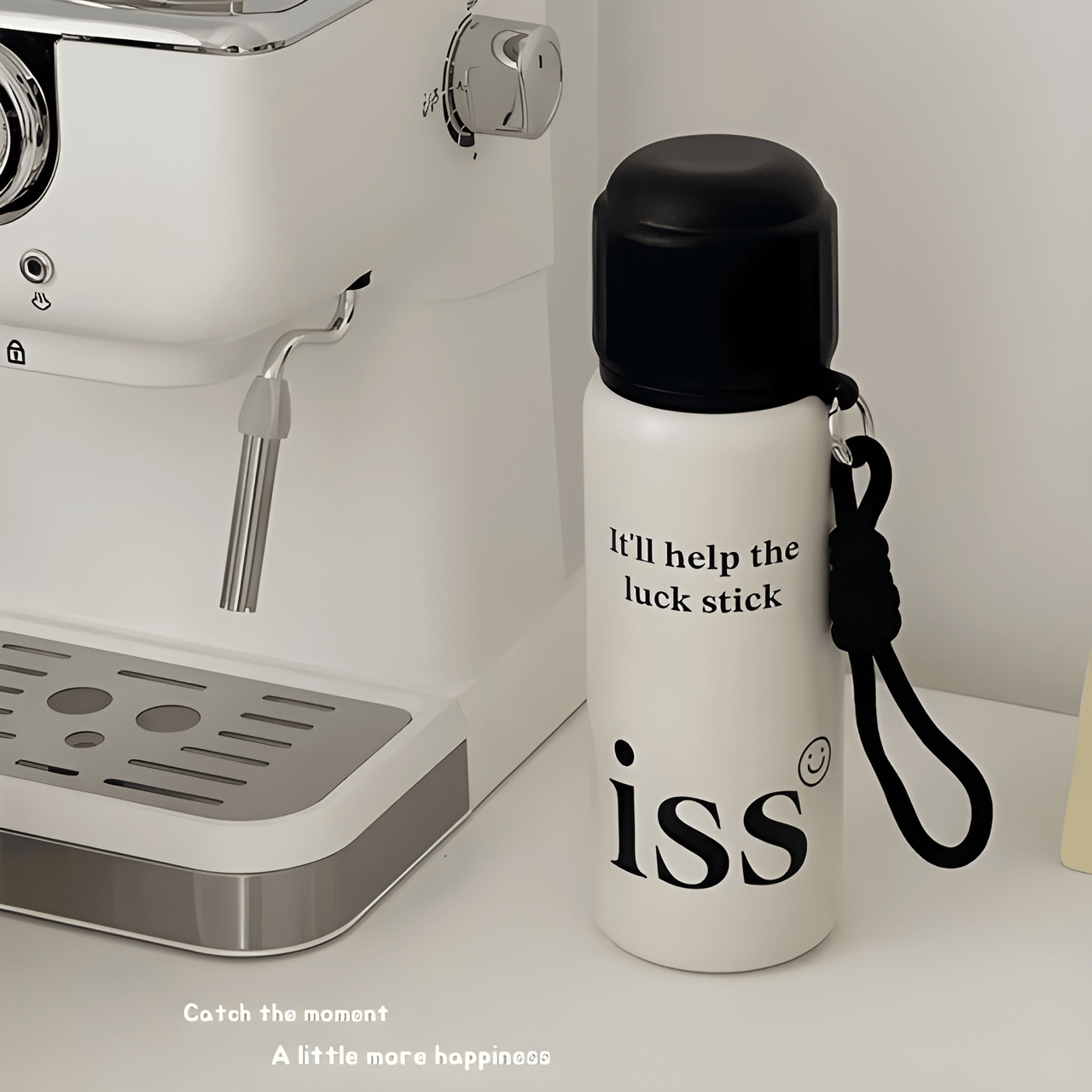CUTE SMILE INSULATED WATER BOTTLE ( PACK OF 1 )