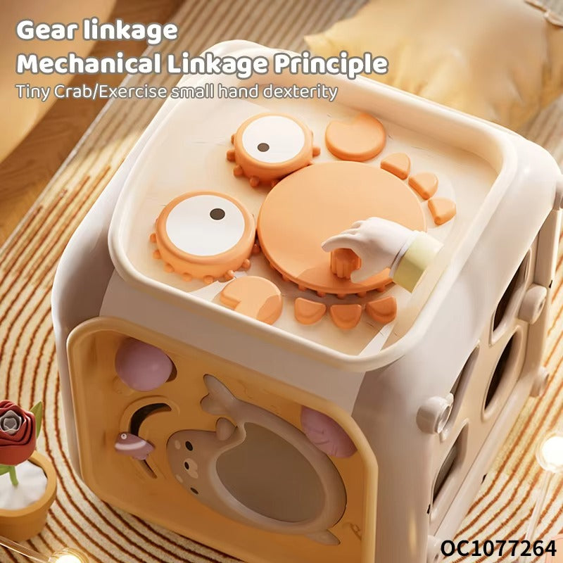 MULTI-FUNCTION SIX-SIDED HAND DRUM TOY