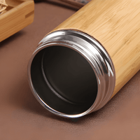 Thumbnail for ECO BAMBOO STYLE STAINLESS STEEL WATER BOTTLE