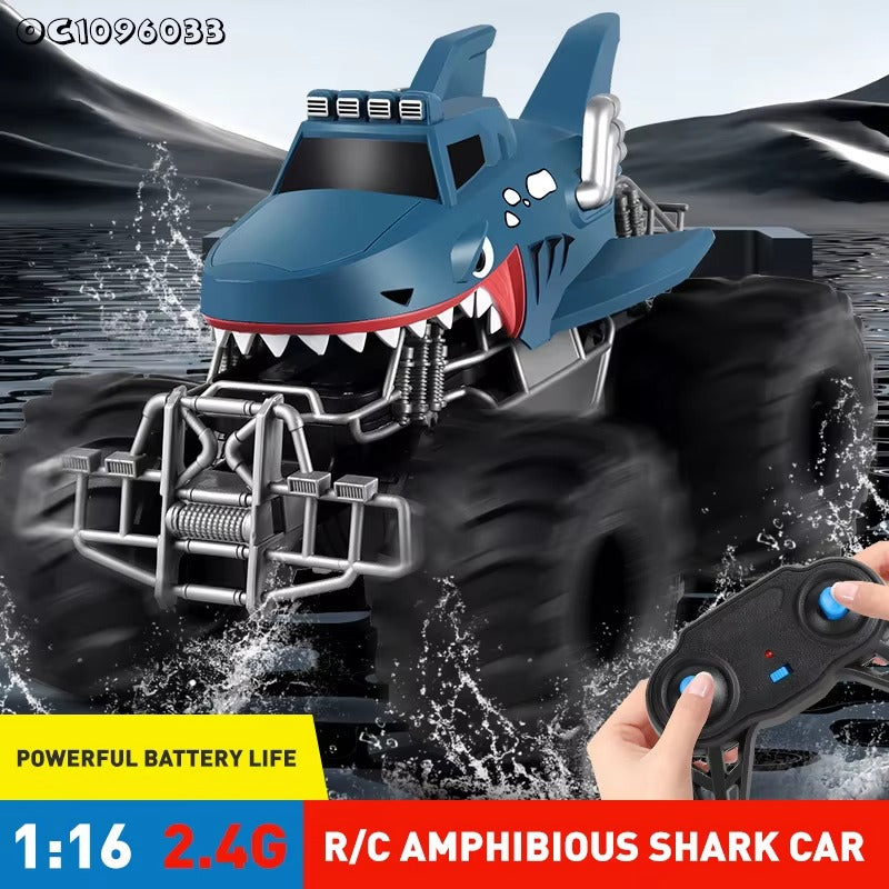 1:16 RECHARGEABLE RC STUNT SHARK OFF ROAD CAR