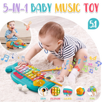 Thumbnail for 2 IN 1 BABY WHALE PIANO & XYLOPHONE