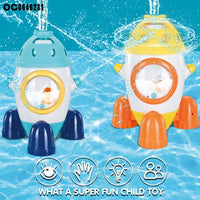 Thumbnail for GARDEN ROTATION WATER SPRAY ROCKET TOY