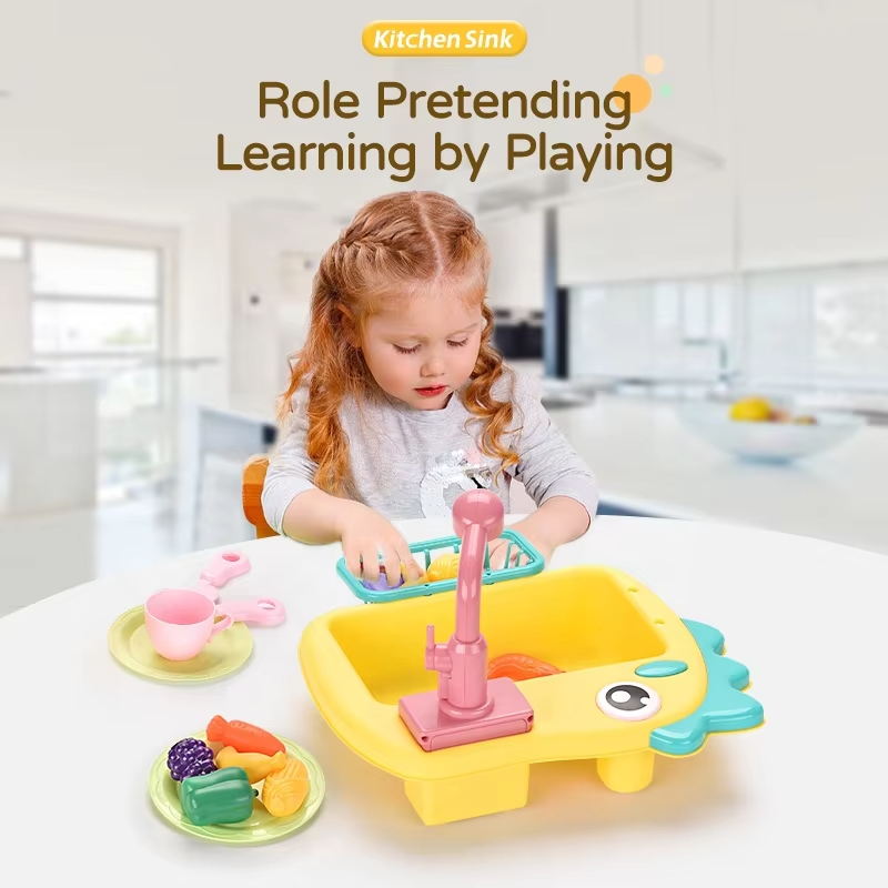 DINOSAUR KITCHEN SINK PLAYSET FOR KIDS