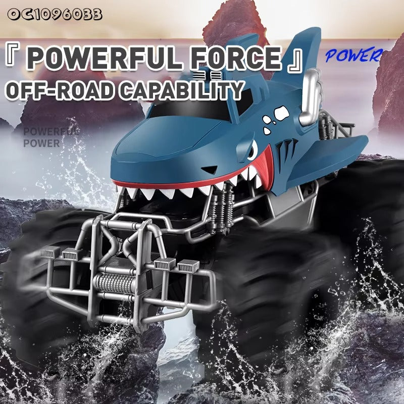 1:16 RECHARGEABLE RC STUNT SHARK OFF ROAD CAR