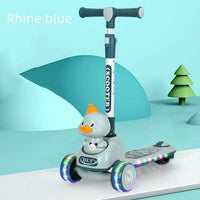 Thumbnail for DUCK FACE 3 WHEEL SMART FOLDABLE SCOOTY WITH LIGHT
