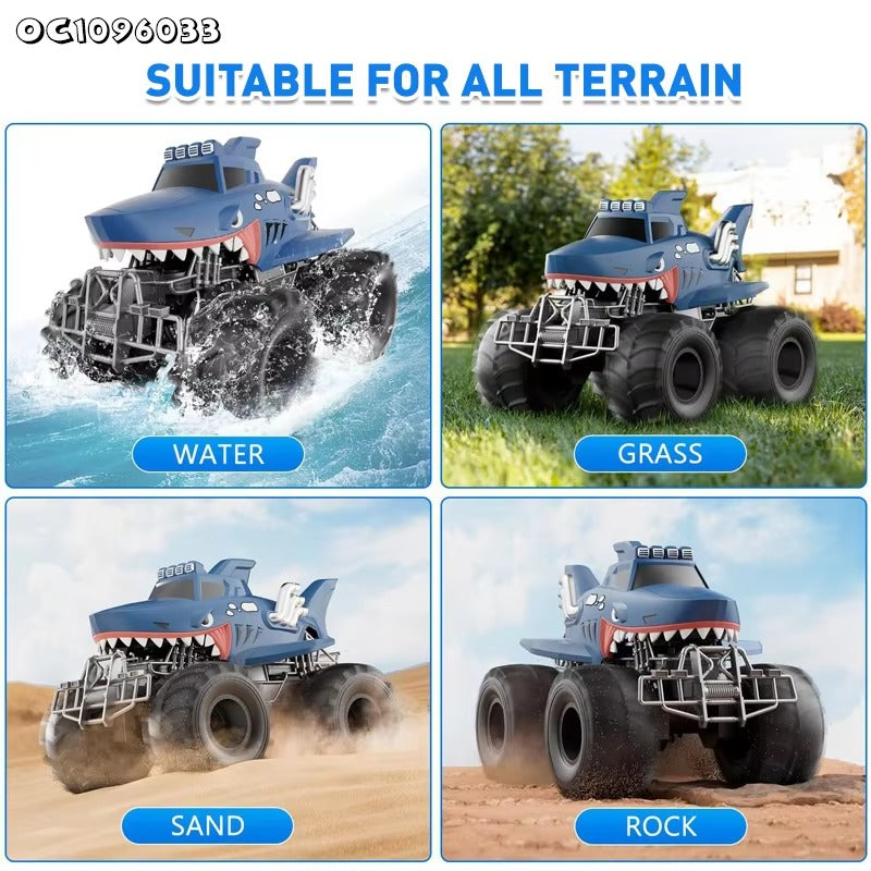 1:16 RECHARGEABLE RC STUNT SHARK OFF ROAD CAR