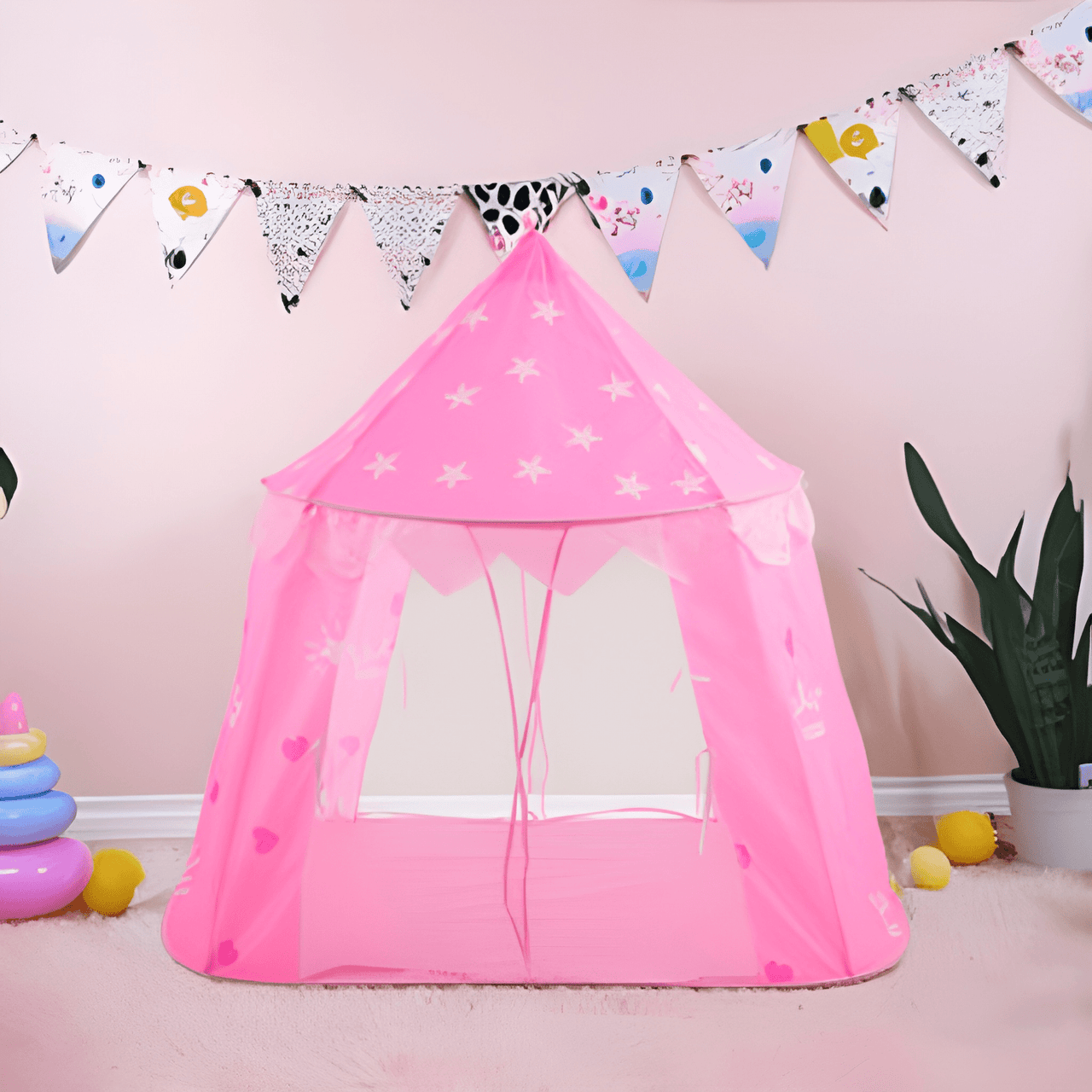 PRINCESS CASTLE POP-UP PLAY TENT HOUSE