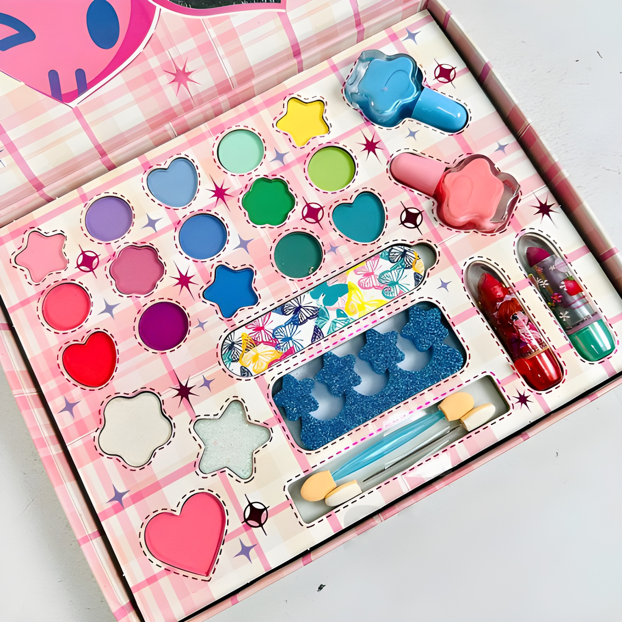 28 IN 1 KUROMI MAKEUP 3 LAYERS KIT FOR GIRLS