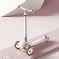Thumbnail for KIDS FOLDABLE 3 WHEEL SCOOTY WITH LIGHTS