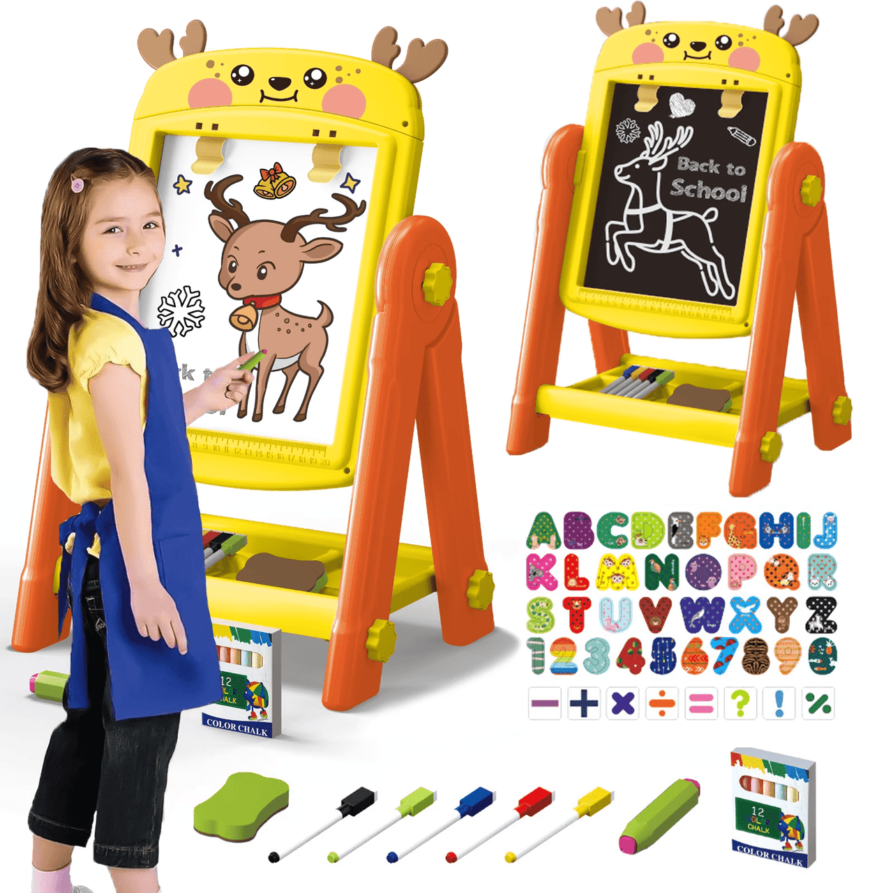DEER EASEL MAGNETIC DRAWING BOARD