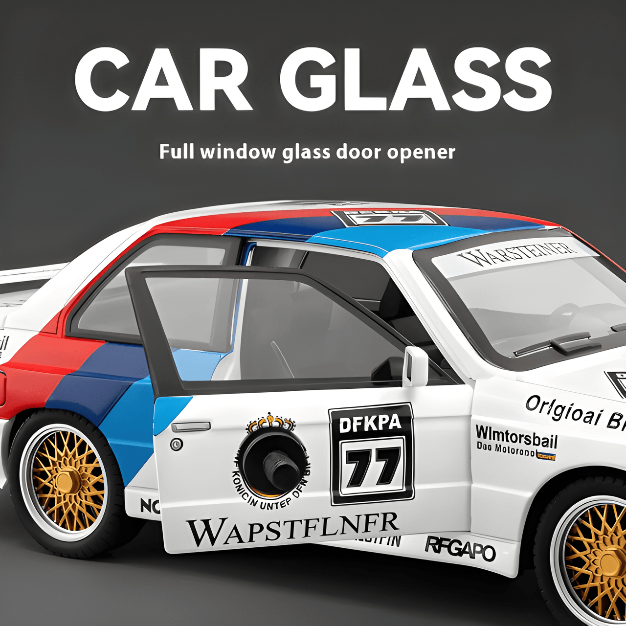 1:24 M3 E30 1988 M POWER FLORAL ALLOY DIE CAST MODEL