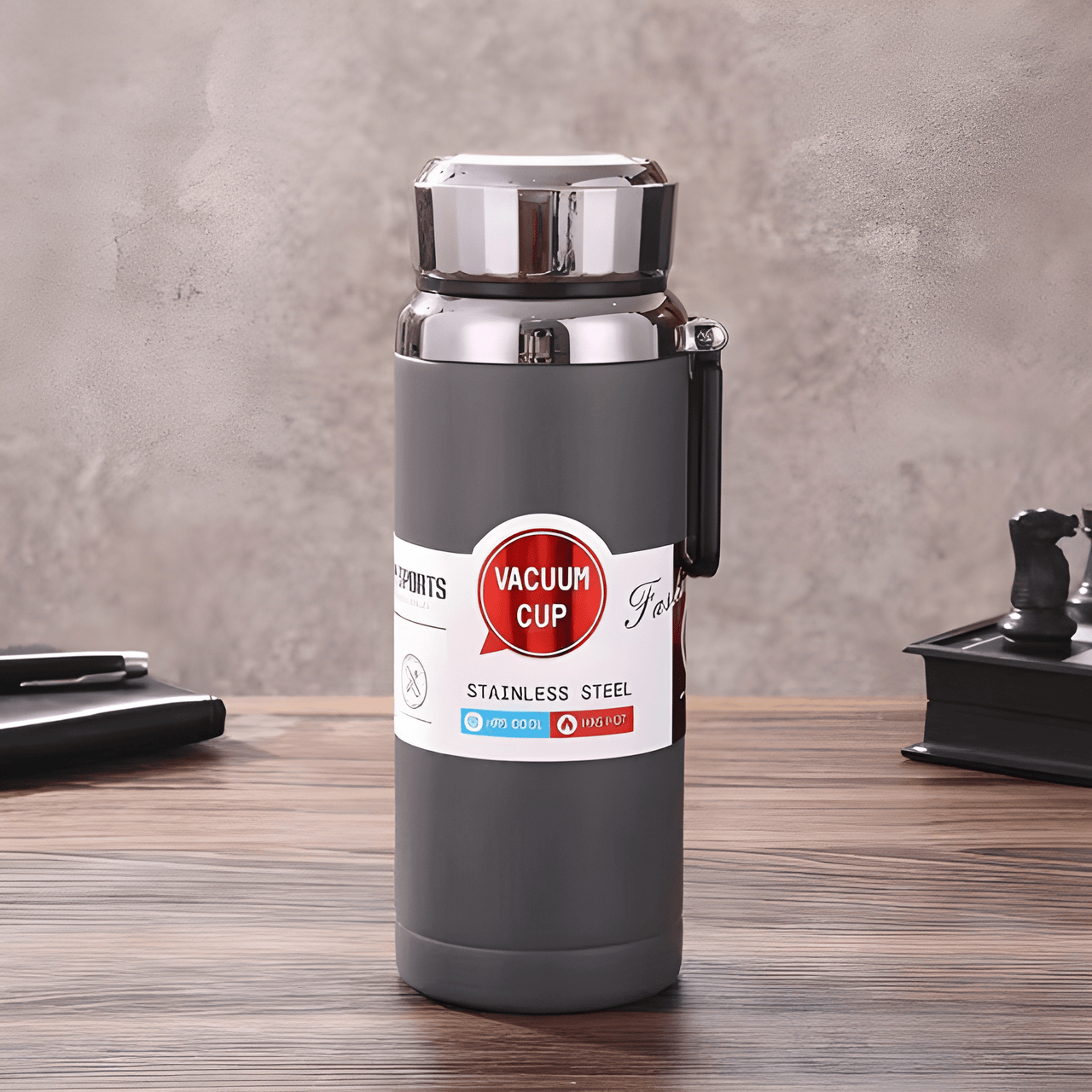 PORTABLE STAINLESS STEEL WATER BOTTEL  ( PACK OF 1 )