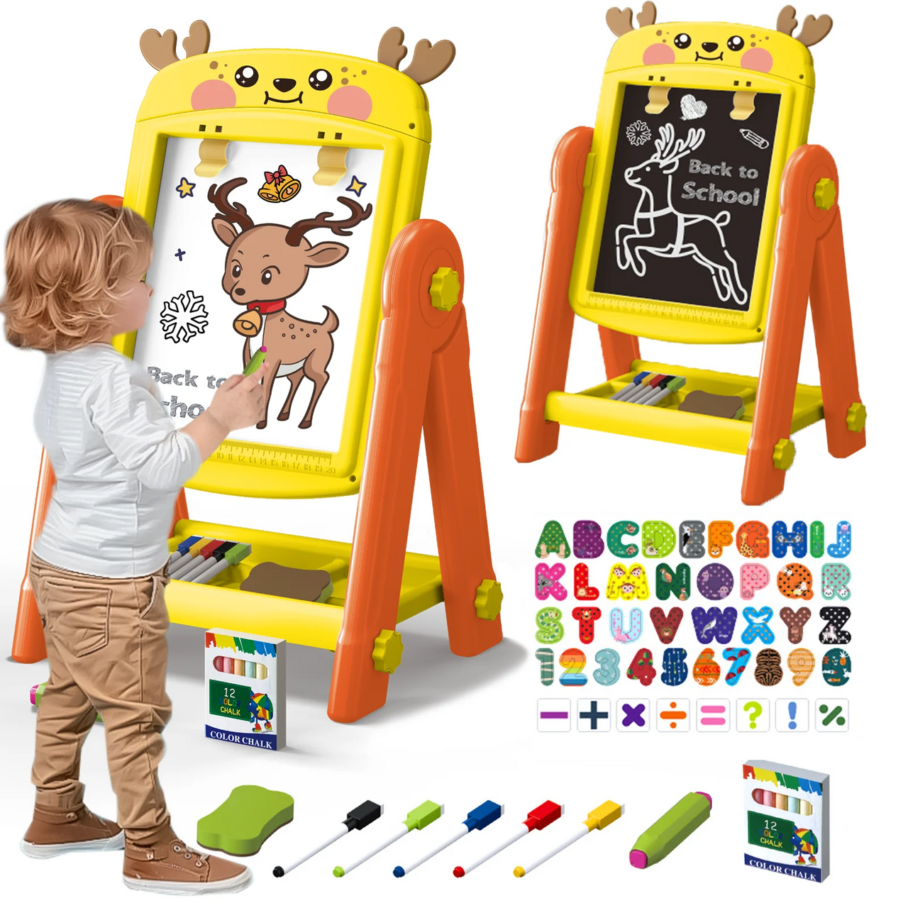 DEER EASEL MAGNETIC DRAWING BOARD