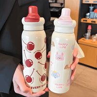 Thumbnail for CUTE CARTOON INSULATED WATER BOTTLE FOR KIDS AND ADULTS ( PACK OF 1 )