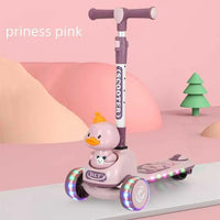 Thumbnail for DUCK FACE 3 WHEEL SMART FOLDABLE SCOOTY WITH LIGHT