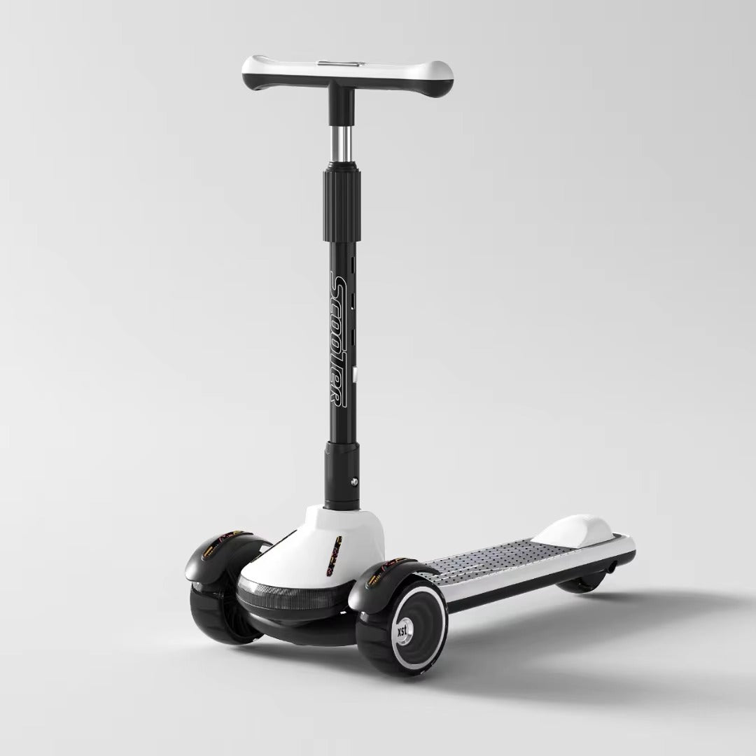 KIDS 3 WHEEL FOLDABLE SCOOTY WITH MUSIC & LIGHTS