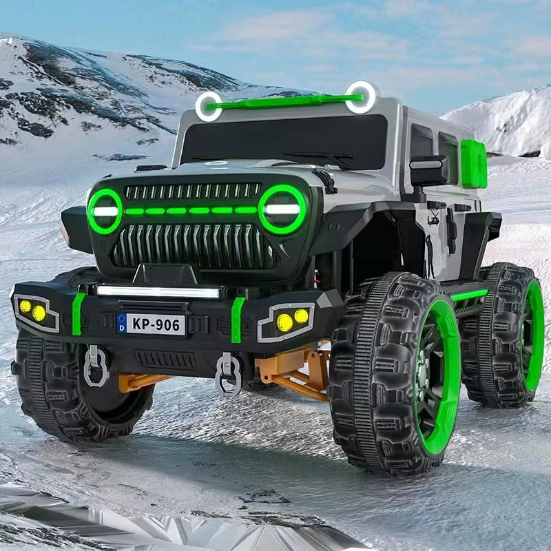KIDS 2 SEATER HUMMER RIDE ON JEEP WITH LIGHT & SOUND